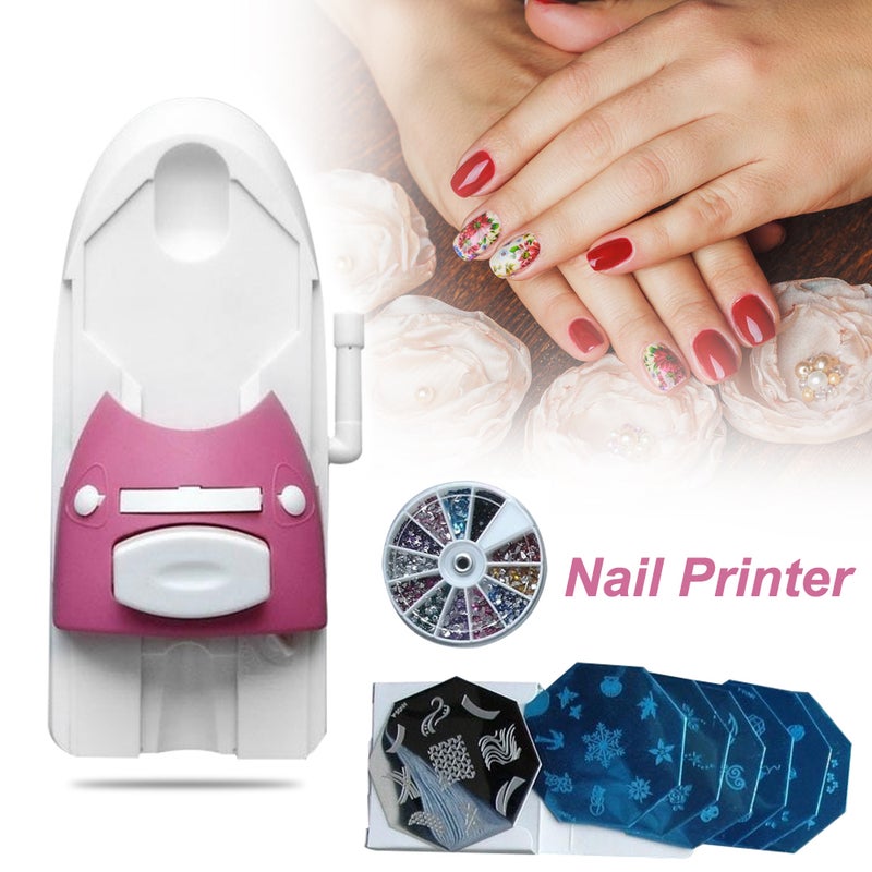 Nail Art Printer Pattern Printed On Nail Manicure Stamping Machine Tool Set Automatic Printing Nail Art Equipment - Image 1