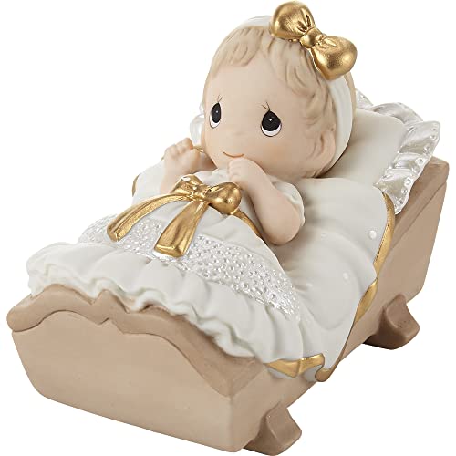 Precious Moments Precious Moments 212018 Cradled in His Love Girl Bisque Porcelain Figurine