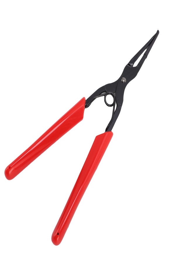 Optical Fiber Pliers SC LC Flange Fiber Optic Connector Tool for Plug and Unplug Stainless Steel Red - Image 1