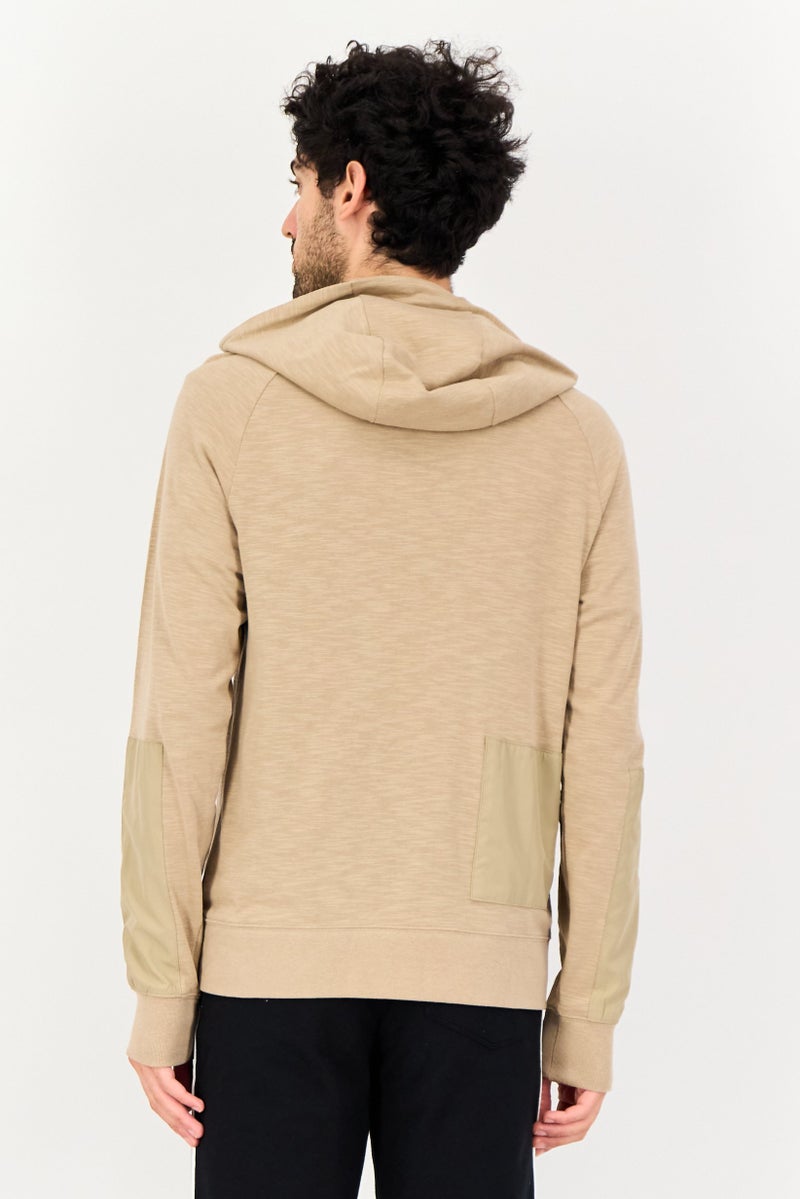 Nike Men Sportswear Fit Long Sleeve Outdoor Hoodies, Tan - Image 3