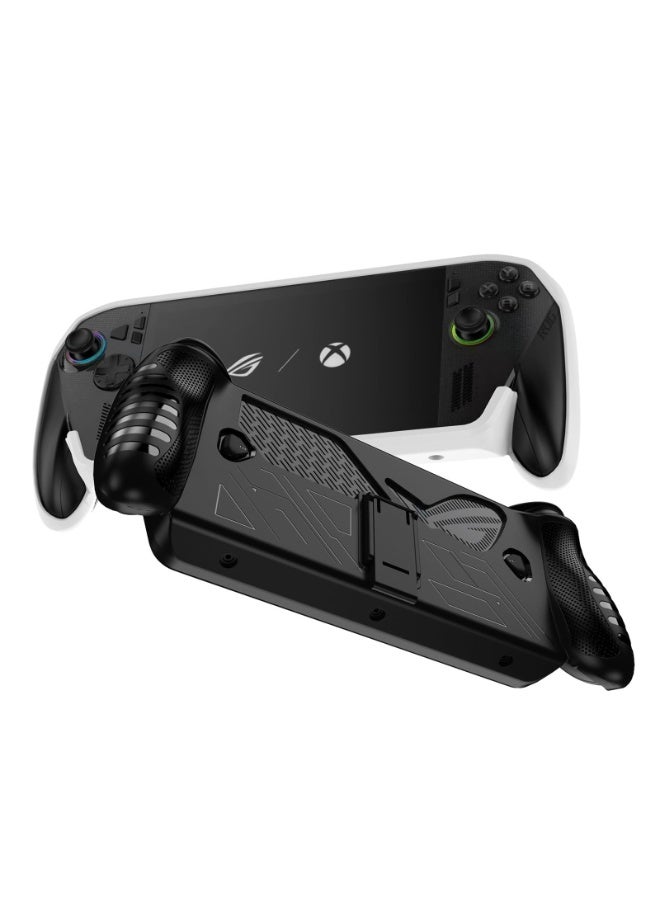 TPU حالة واقية مع قوس ل ROG XBOX حليف / ROG XBOX حليف X وحدة تحكم الألعاب مكافحة السقوط غطاء الجلد غير الانزلاق ملحقات الألعاب (أسود) - Image 3