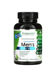 Emerald Laboratories Emerald Laboratories, Coenzymated Men's 1-Daily Multi, 60 Vegetable Caps  - Image 1