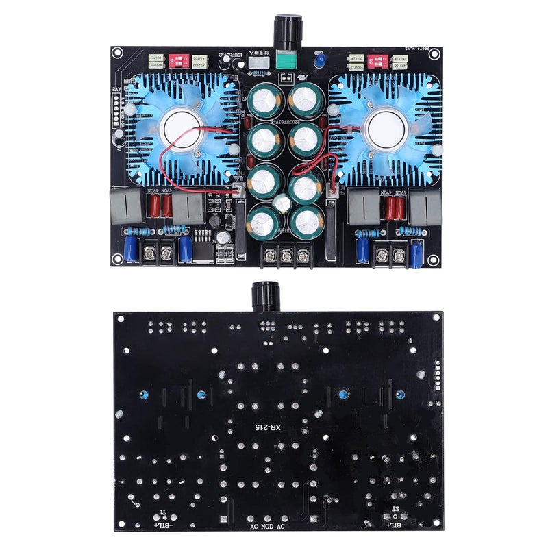 Channel Audio Amplifier Board with Fan 2 x 420W Output Power, SMD Resistor for Clear Sound, Low Interference - Image 3
