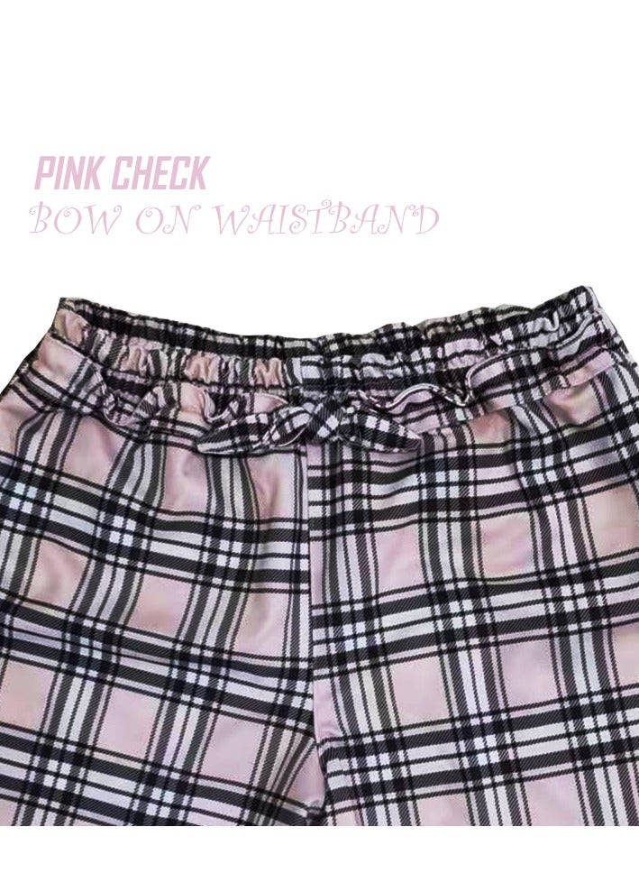 Girls Shorts for Summer Children's Clothes Kids check Short Pants Teenage Pantalones Casual Pants 10 12 Years  - Image 2