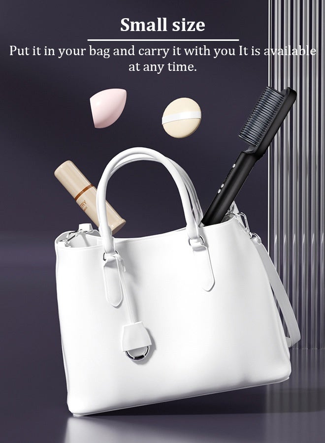 Hair straightening comb with negative ions, ladies' straight hair comb, hair straightening comb that protects hair without damaging it - Image 4