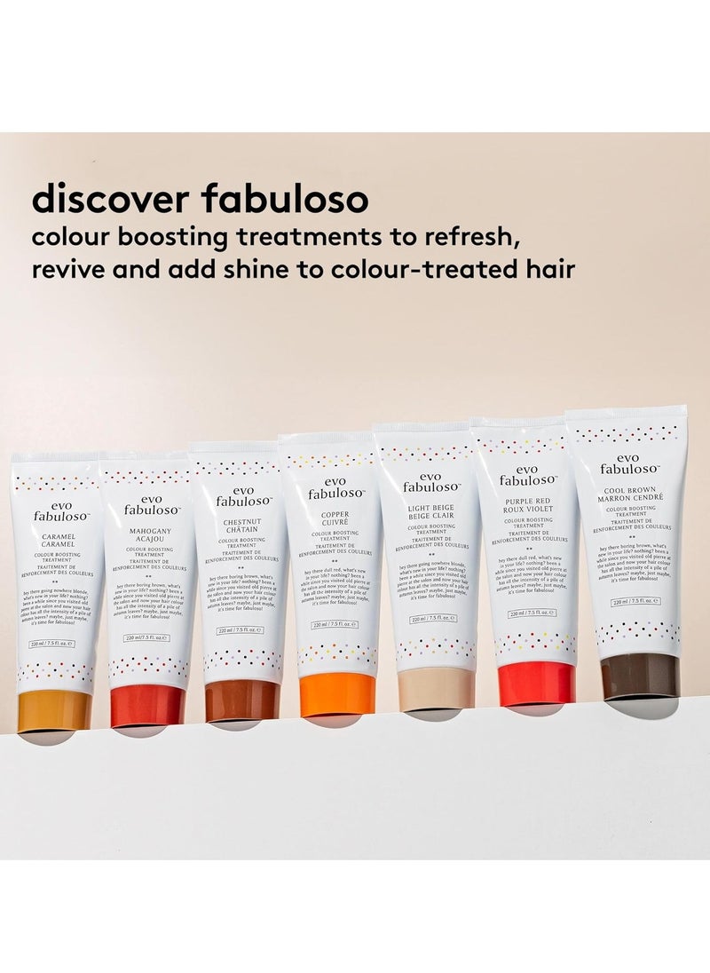 EVO Evo Fabuloso Light Beige Colour Boosting Treatment 220ml tube  - Image 3