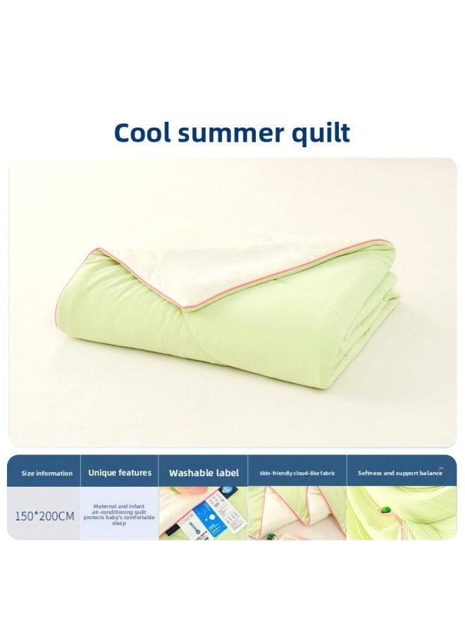 Para dual-Cool summer quilt-(150*200)Cooling Blankets for Hot Sleepers and Night Sweats，Breathable Soft Lightweight Smooth