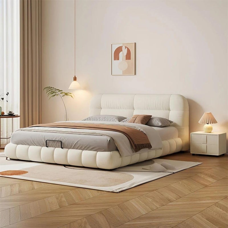 Comfynest Modern Velvet Frame Bed - Image 1