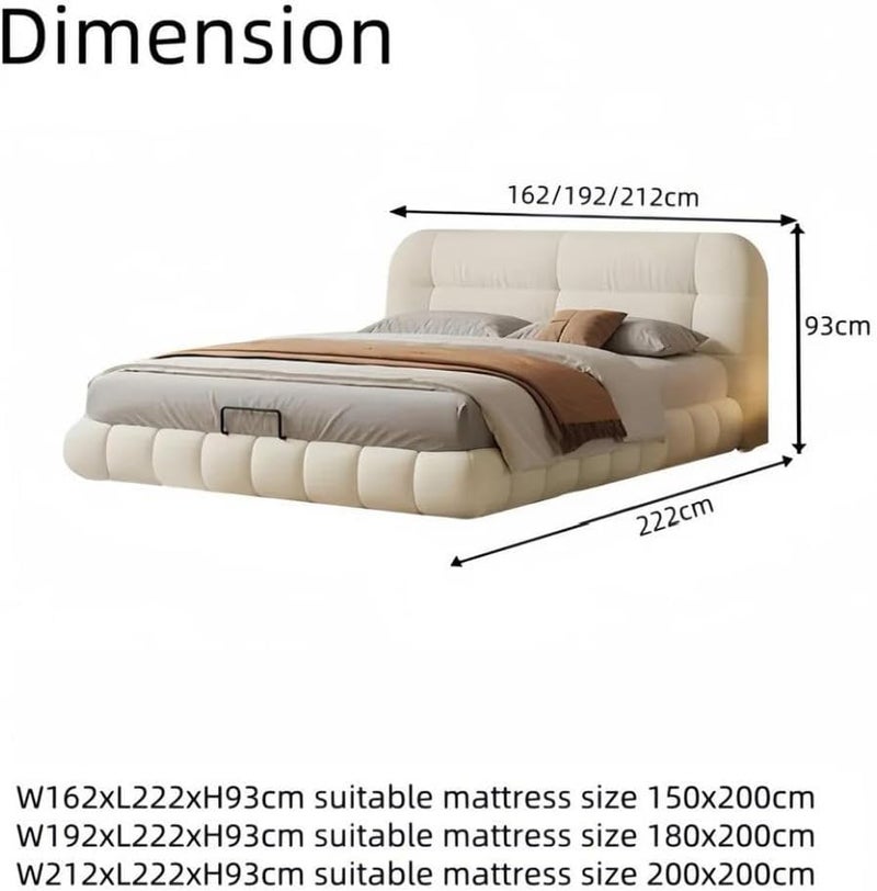 Comfynest Modern Velvet Frame Bed - Image 2