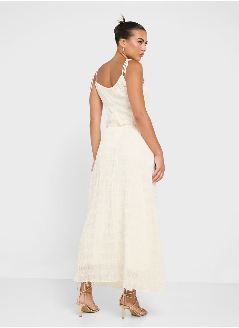 Ginger - Shirred Cami Top & Skirt Coord Set - Image 1
