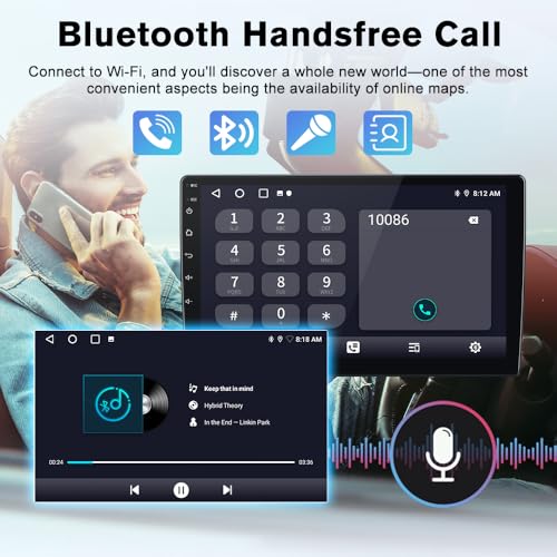 AWESAFE [4Core+64GB] Android Car Stereo for Jeep Patriot Compass 2010 2011 2012 2013 2014 2015 2016, 10" Touch Screen Radio for Jeep Compass with CarPlay Android Auto GPS 5GWiFi Included Camera - Image 5