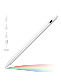 Generic Active Stylus Pen for iPad with Palm Rejection and Tilt Sensor for 2018-2020 Apple iPad Air 4th 3rd Generation, iPad Pro 11 & 12.9 Inch, 6th 7th 8th Mini 5 by Sistine White  - Image 1