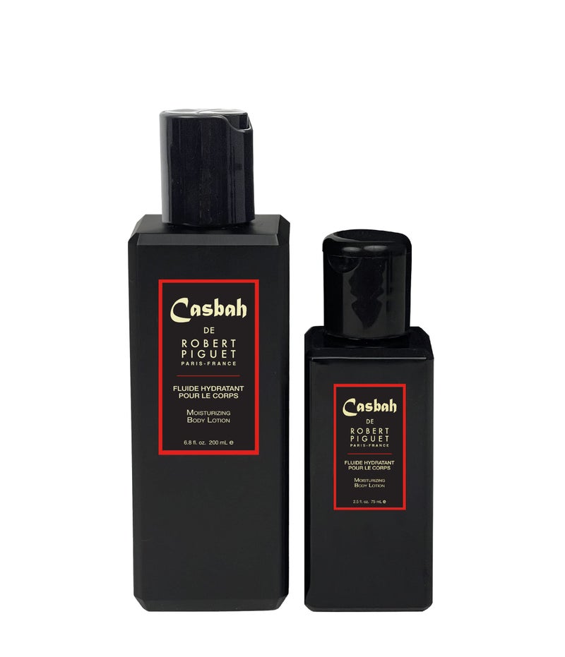 Robert Piguet Casbah Body Lotion Gift Set Woody Oriental Scent with Notes of Pepper Incense Cedar Made in France