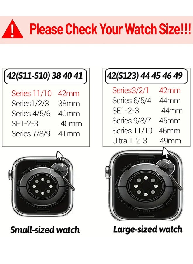 سوار مغناطيسي لساعات أبل، متوفر بأحجام 38 مم، 40 مم، 41 مم، و42 مم، متوافق مع سلسلة iWatch 10 وSE - Image 2