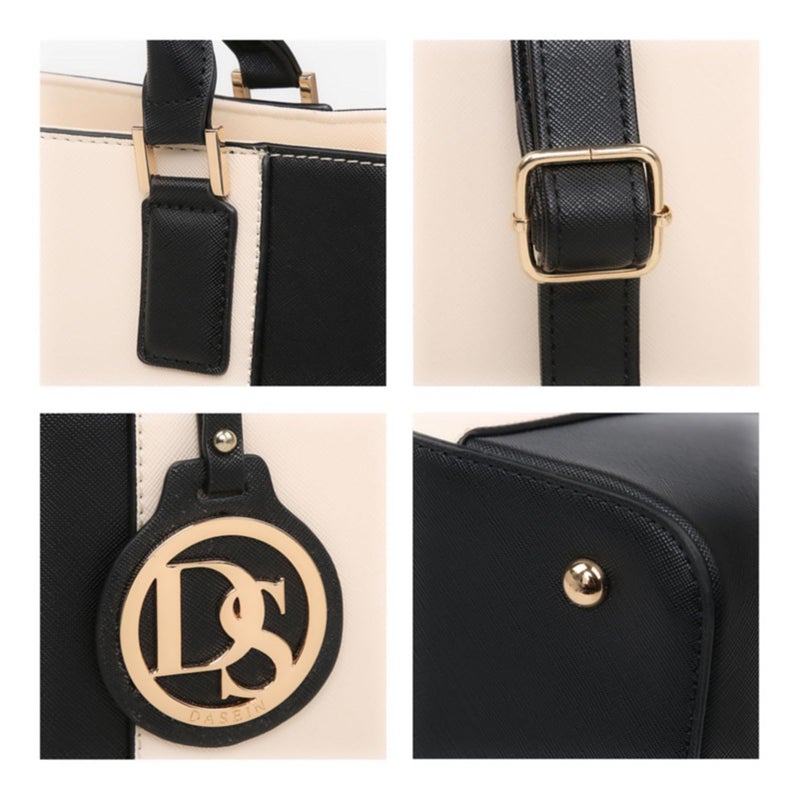 Dasein Satchel Purse Handbag for Women Large Shoulder Work Tote Bag With Matching Wallet - Image 3