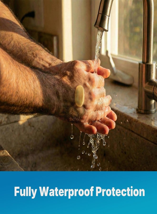 CAREUS ضمادات كيروس الهيدروكولويدية المتطورة الخالية من اللاتكس، 20 ضمادة/علبة، علبتان، مقاس واحد يناسب الجميع، للبشرة الحساسة، للعناية، الحروق، البثور، وحب الشباب، مقاومة للماء - Image 3
