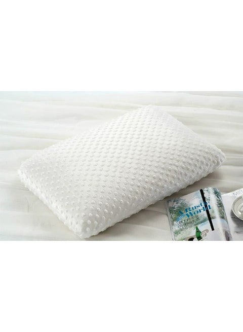 Memory Foam Pillow Microfiber White