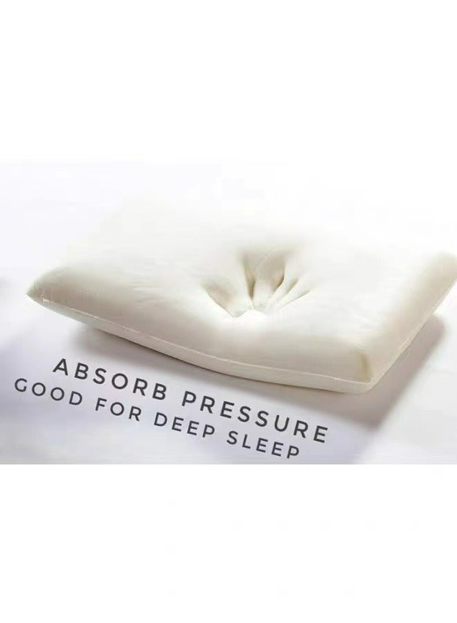Memory Foam Pillow Microfiber White  - Image 2