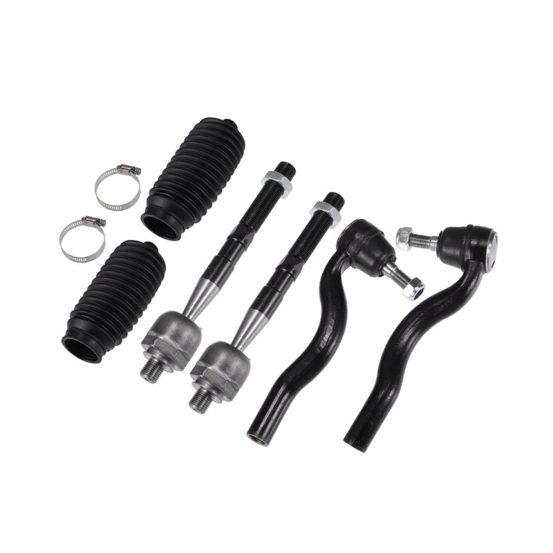 REPAIROCK 6pcs Front Inner Outer Tie Rod Ends Kit Suspension Steering Tie Rod End for Dodge Durango 20112015 for Jeep Grand Cherokee 20112015 Drag Link Auto Replacement Parts