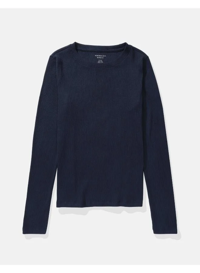 امريكان ايجل Crew Neck Knitted T-Shirt