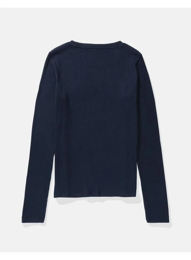 امريكان ايجل Crew Neck Knitted T-Shirt