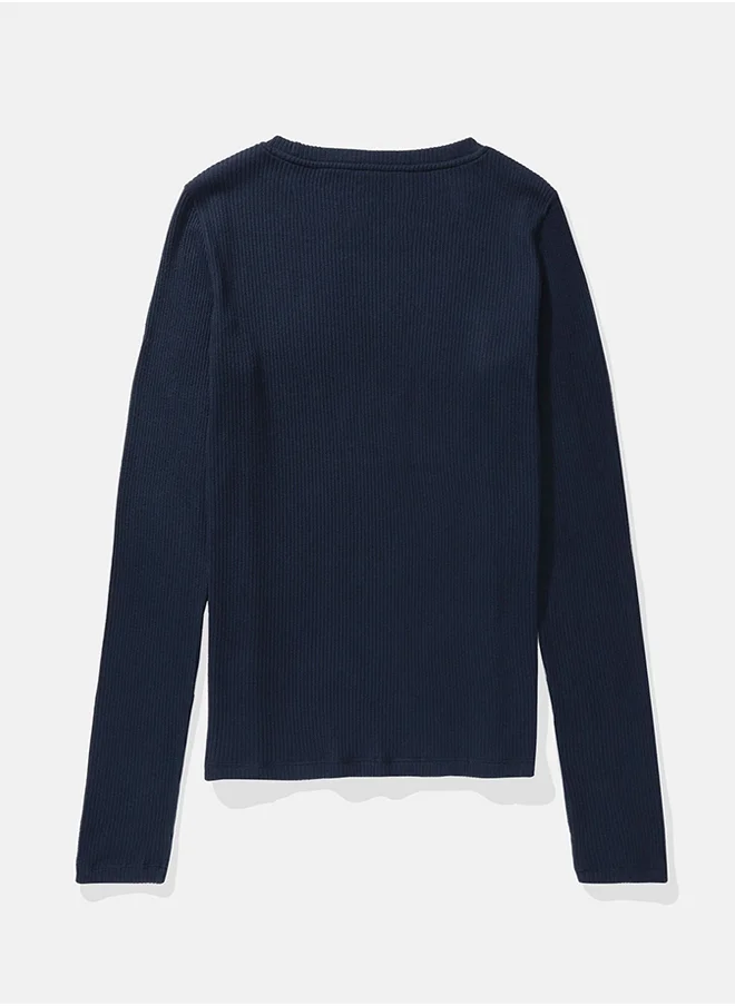 امريكان ايجل Crew Neck Knitted T-Shirt