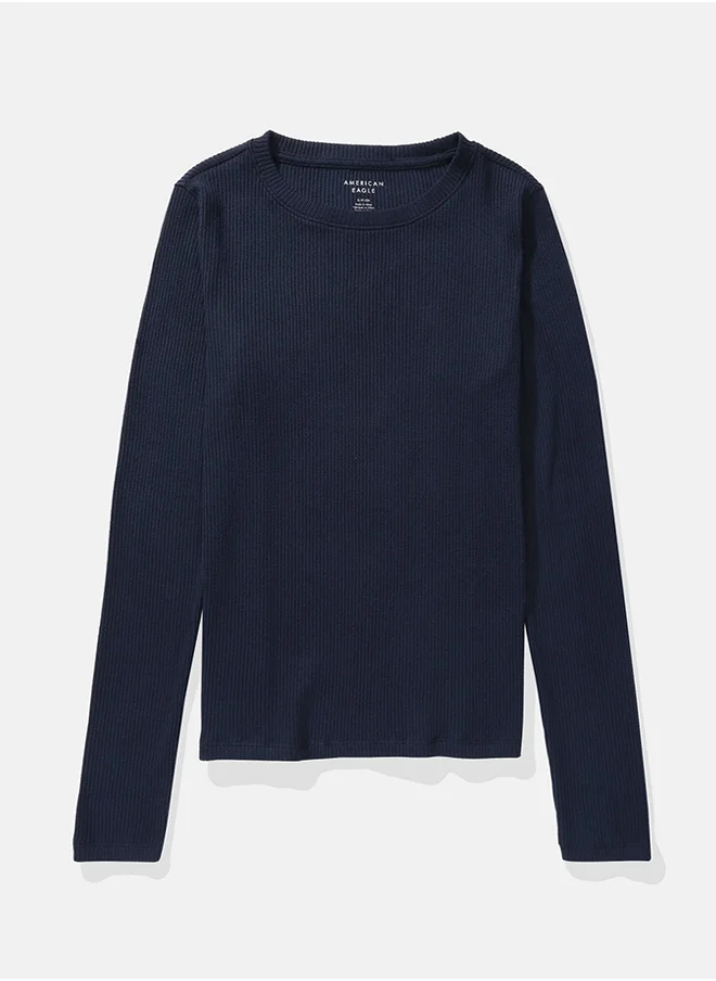 امريكان ايجل Crew Neck Knitted T-Shirt