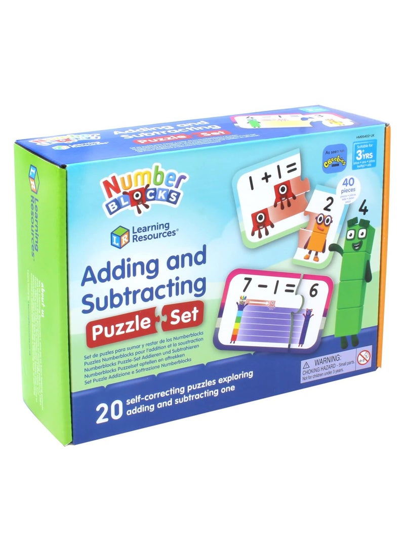Learning Resources Numberblocks Adding and Subtracting Puzzle Set, One Size - Image 1