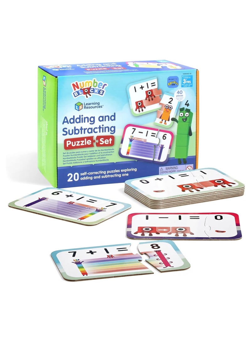 Learning Resources Numberblocks Adding and Subtracting Puzzle Set, One Size - Image 2