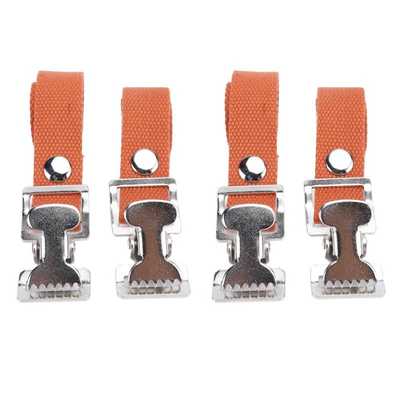 Adjustable Drywall Stilts Straps: Brown Abrasion Resistant Woven Nylon - Secure Aluminum Alloy Buckle Replacement Stilt Leg Straps for Drywall Work, Painting, Decorating and Clown Shows - Image 5