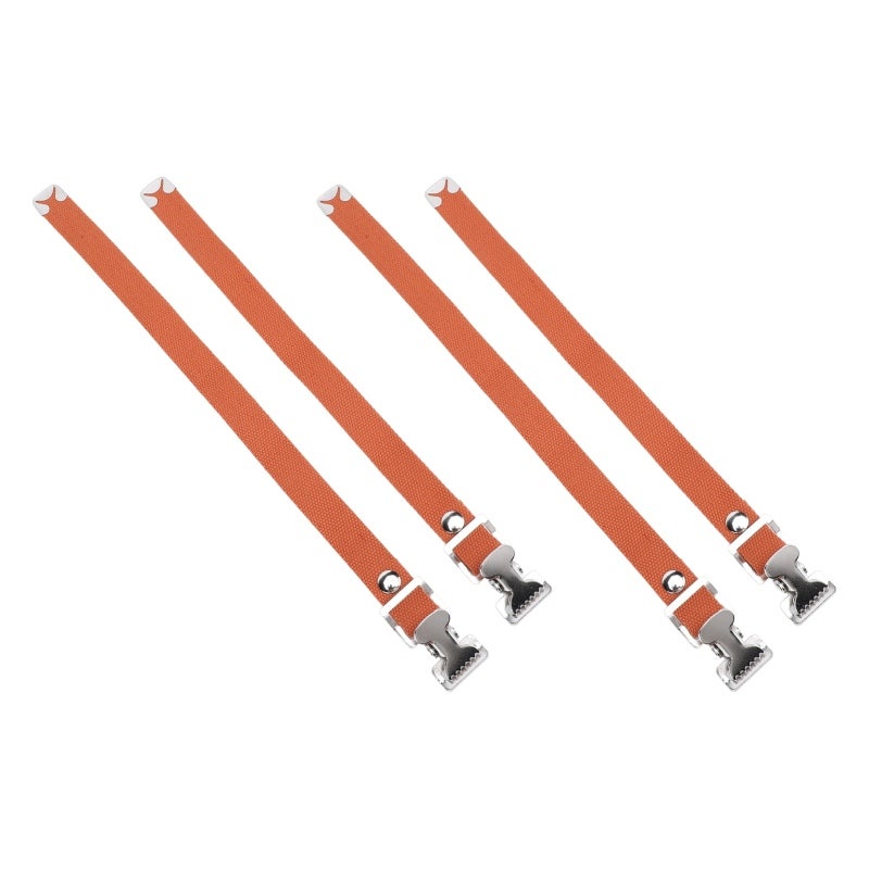 Adjustable Drywall Stilts Straps: Brown Abrasion Resistant Woven Nylon - Secure Aluminum Alloy Buckle Replacement Stilt Leg Straps for Drywall Work, Painting, Decorating and Clown Shows - Image 4