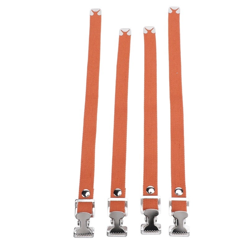 Adjustable Drywall Stilts Straps: Brown Abrasion Resistant Woven Nylon - Secure Aluminum Alloy Buckle Replacement Stilt Leg Straps for Drywall Work, Painting, Decorating and Clown Shows - Image 2