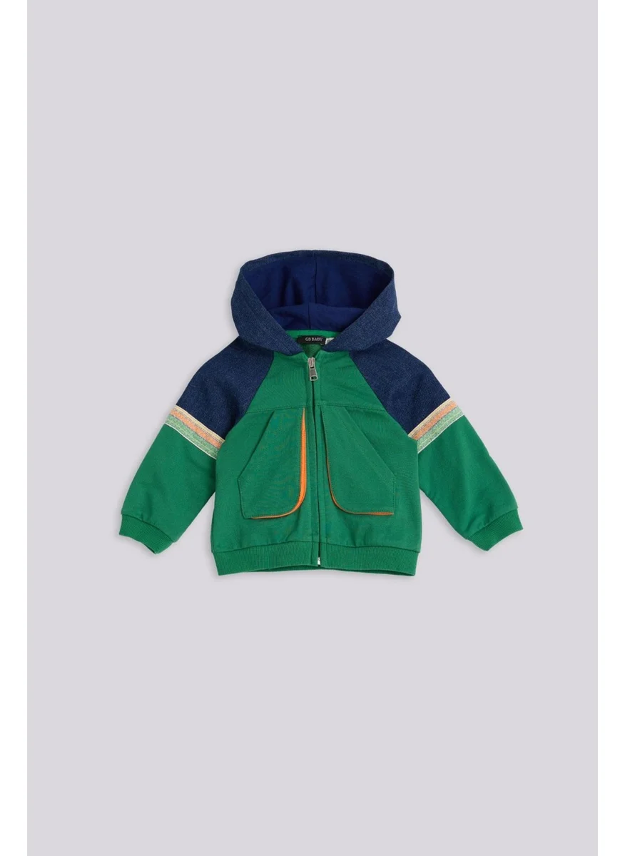 Gb Baby Boy Green Tracksuit Top