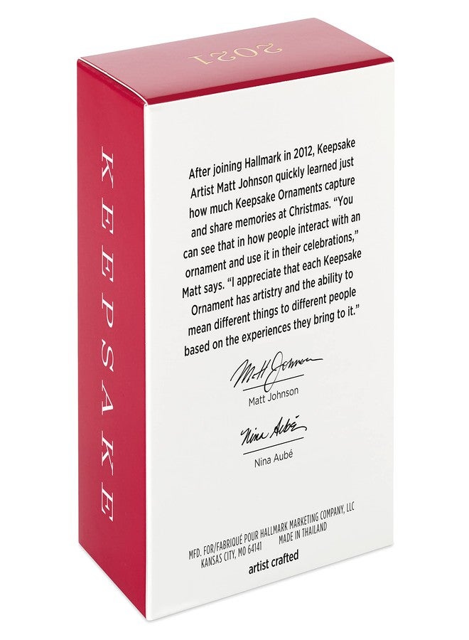 Hallmark Keepsake زينة عيد الميلاد التذكارية من هولمارك لعام 2021، على شكل آيس كريم على شكل غزال كوكيز - Image 4