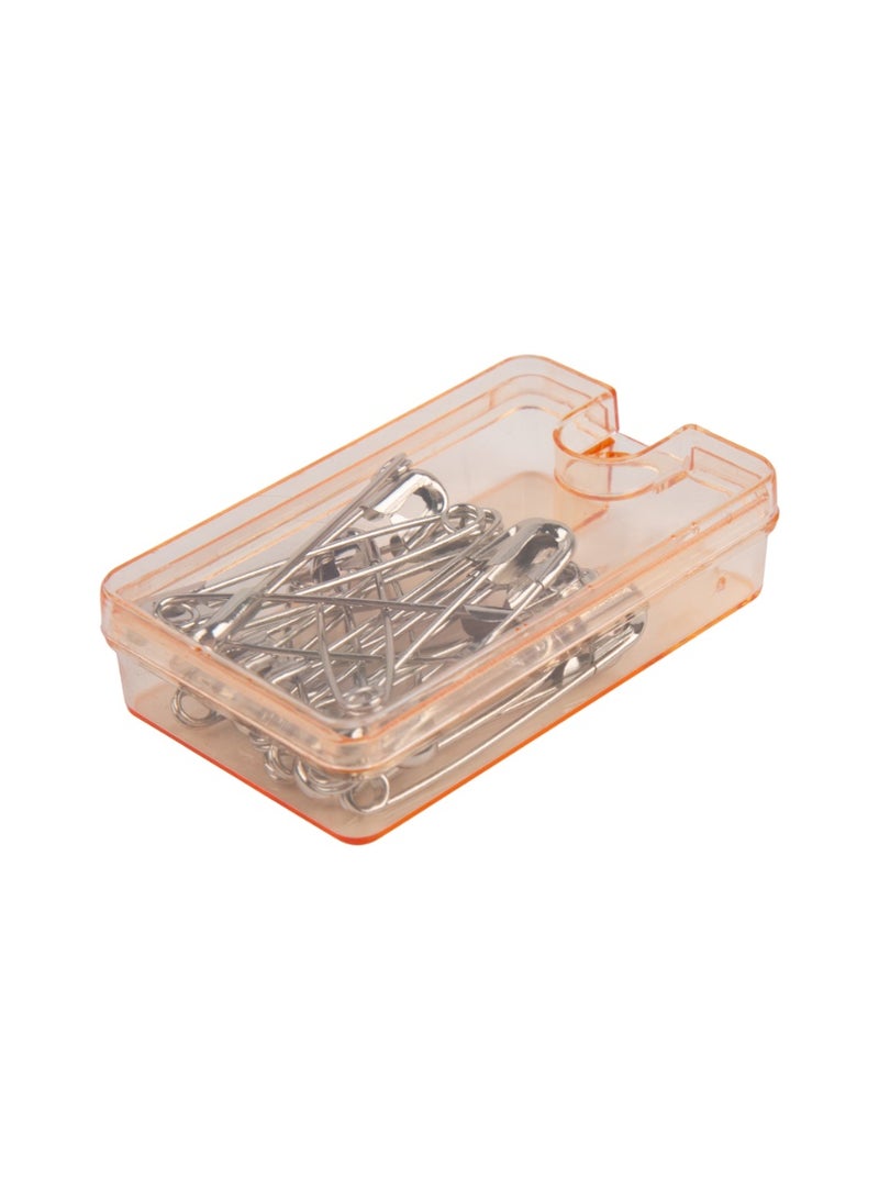 Daiso Safety Pins – Silver (18 Pcs) | Durable Metal Fasteners for Sewing and Crafting - Image 3