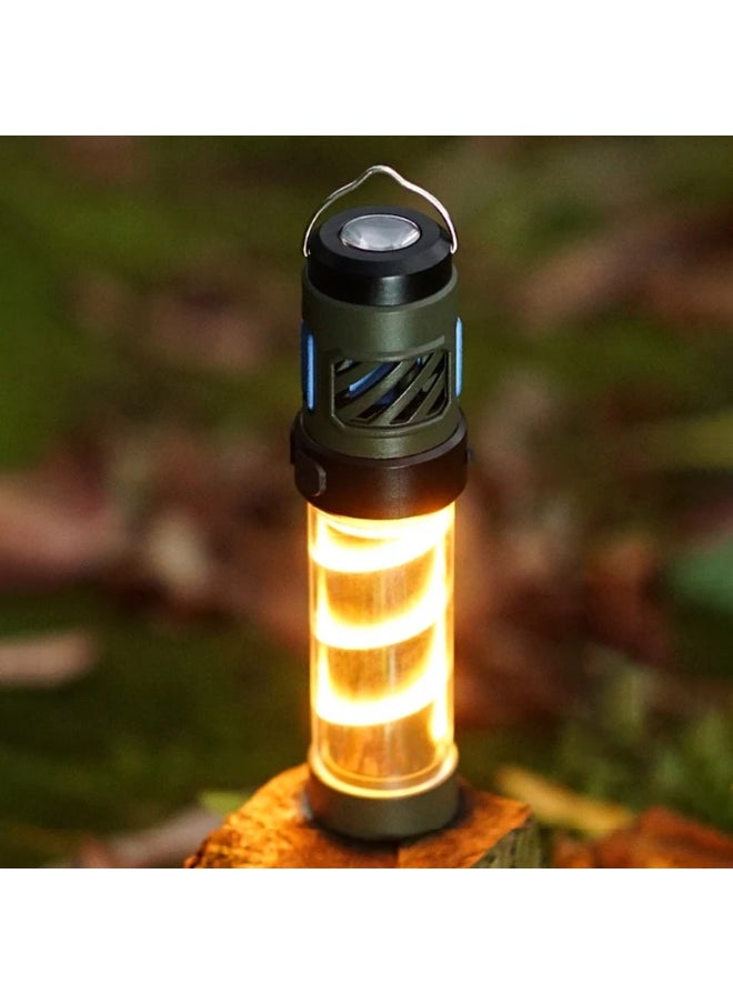 Generic 3 in 1 Camping Light USB Rechargeable Telescoping Tripod Outdoor Light Waterproof Flashlight with Triangle Bracket for Outdoor  - Image 3
