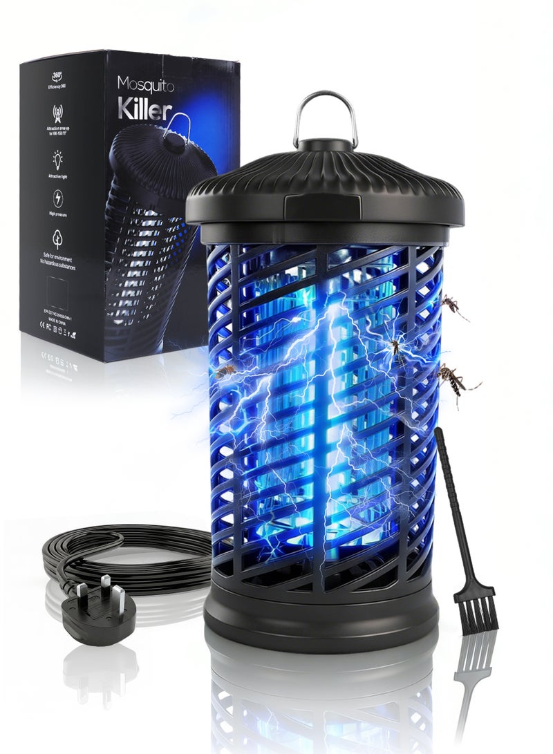 Necomi Electric Bug Zapper Indoor/Outdoor, 18W/3000V High Powered Mosquito Zappers Killer, IPX4 Waterproof Insect Fly Swatter Zapper Mosquito Trap Outdoor, Fly Traps, Insect Killer for Home,Garden,Backyard, Camping - Image 1