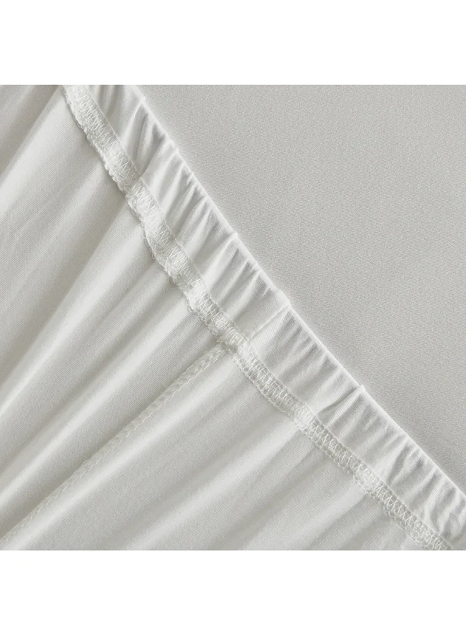 Home Box Ferum Micro Jersey Queen Fitted Sheet 200 x 30 x 150 cm