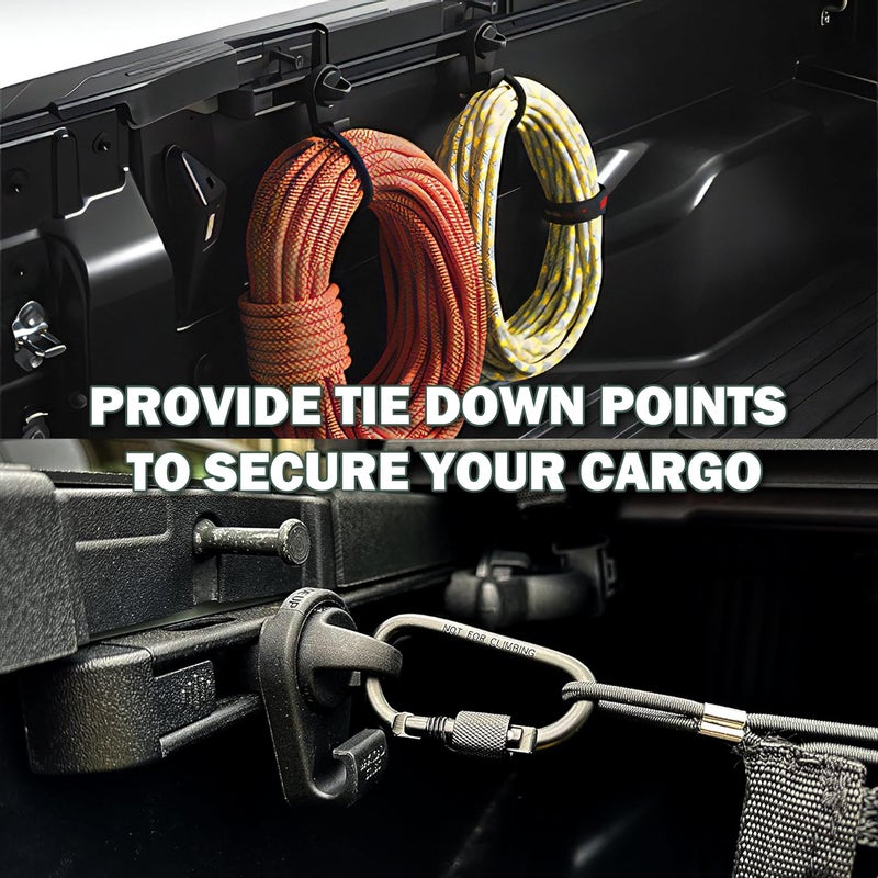 Phamyor Mini Tie Down Hooks for Toyota Tacoma & Tundra - Image 4