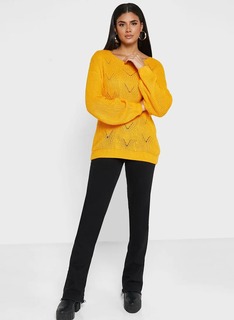 ELLA Soft Touch Solid Sweater