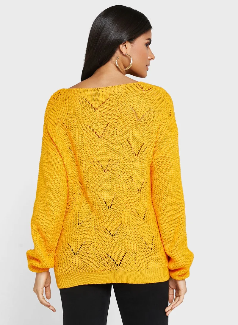 ELLA Soft Touch Solid Sweater