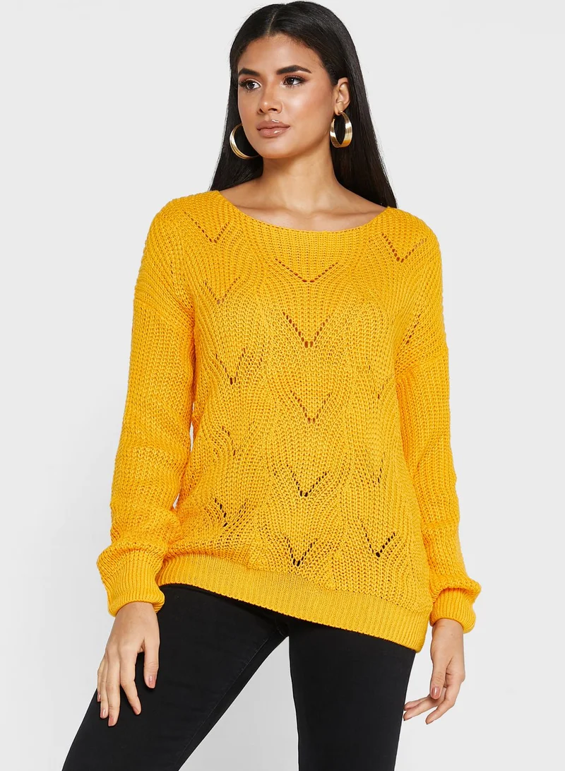 ELLA Soft Touch Solid Sweater