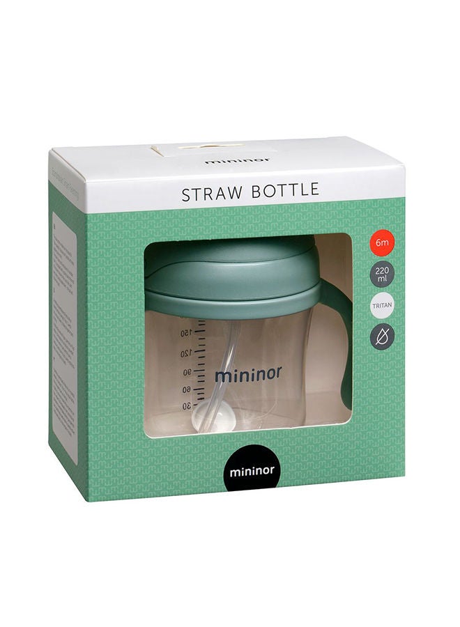 Mininor زجاجة بمصاصة تريتان 220 مل من الصفصاف الأخضر - Image 2