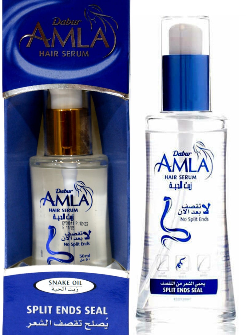 Dabur Amla Snake Oil Split Ends Seal Hair Serum 50 ML - Image 1