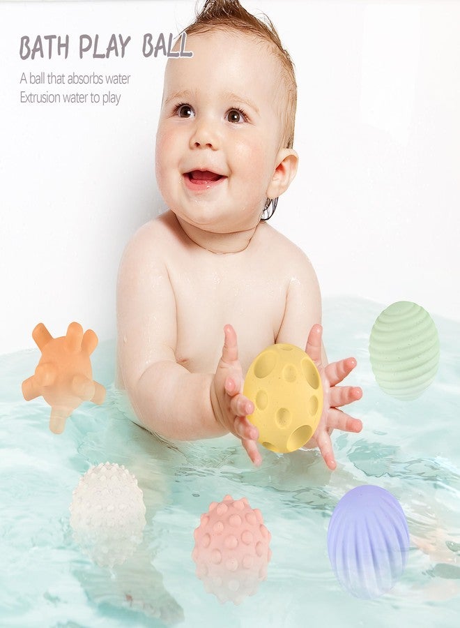 ROHSCE Sensory Balls for Babies - 6 Pack, Ball for Toddlers 1-3, Soft & Textured Montessori Baby Toys 6 to 12 Months, Wheat Straw Toddler Balls for Infant Development - Image 4