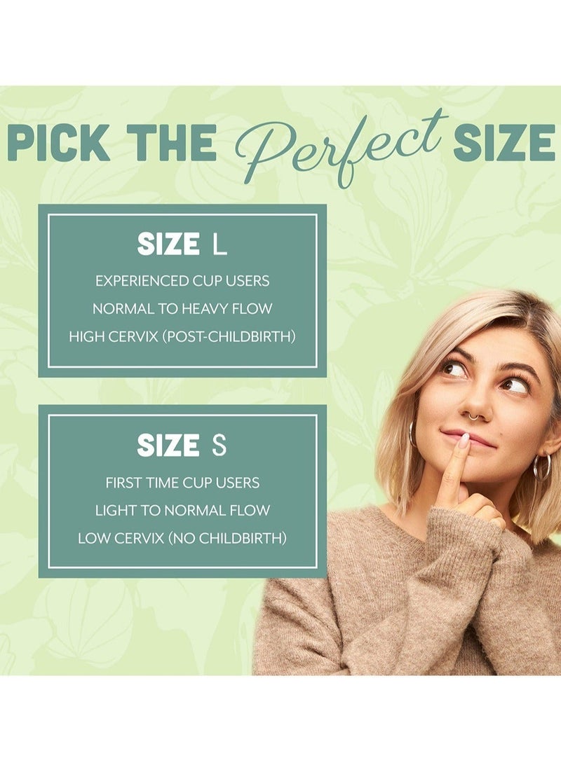 Generic Medical Grade Silicone Menstrual Cup Female Hygiene Menstruation Copa Women Menstrual Cup Silicone Reusable Menstrual Cup  - Image 4