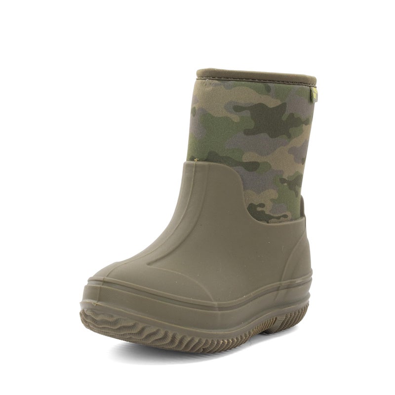 Western Chief Kid's Freestyle Neoprene Rain Boot, Olive, 2 - Image 1