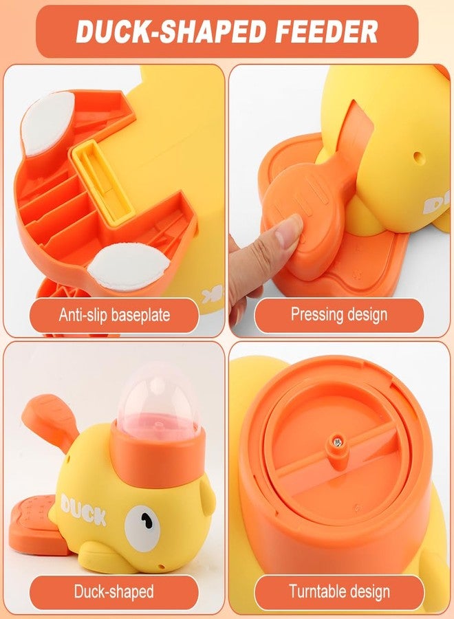 WeiLingBo Pet Treat Dispenser Toy, Duck-Shaped Interactive Dog Puzzle Slow Feeder Toy for Small Medium Dogs and Cats, Promotes IQ Training and Entertainment Reduces Bloating Anti-Gulping - Image 5