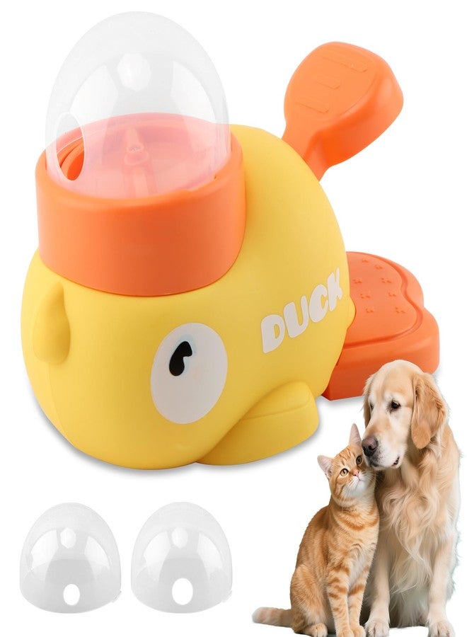 WeiLingBo Pet Treat Dispenser Toy, Duck-Shaped Interactive Dog Puzzle Slow Feeder Toy for Small Medium Dogs and Cats, Promotes IQ Training and Entertainment Reduces Bloating Anti-Gulping - Image 1