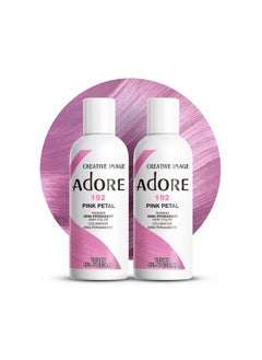 Adore Semi Permanent Hair Color Vegan And Crueltyfree Hair Dye 4 Fl Oz 192 Pink Petal (Pack Of 2)  - Image 1